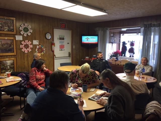 File:Officer Eyler participated in the Coffee with a COP event at the Brunswick Senior Citizen Center, February 7, 2019 (1).jpg