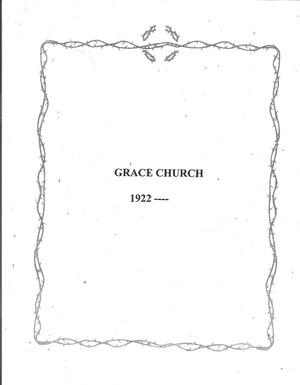 History of Grace Church 1922 to 2005 Cover.tif
