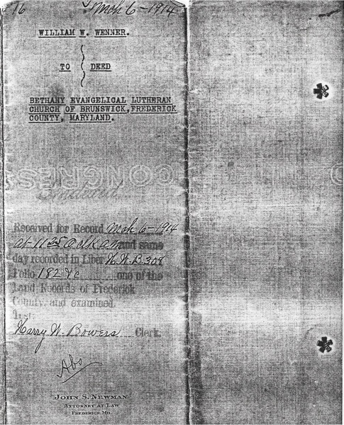 File:Bethany Evangelical Lutheran Church Cemetery Deed March 6, 1914.pdf