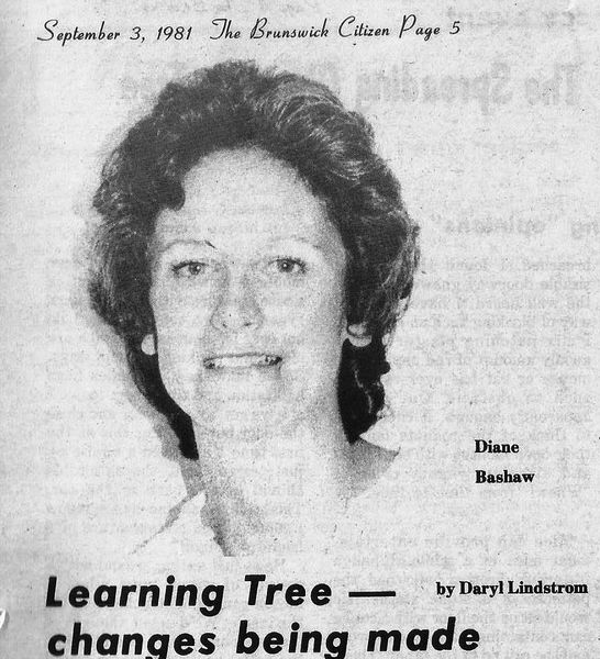 File:Learning Tree, Diane Bashaw Program Director from The Brunswick Citizen, Vol 8, No 35, September 3, 1981.jpg