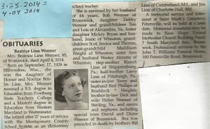 Beatrice Linn Wenner Obituary April 4, 2014.jpg