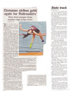 Track 2017 Cicmanec strikes gold from The Brunswick Citizen, June 1, 2017.pdf