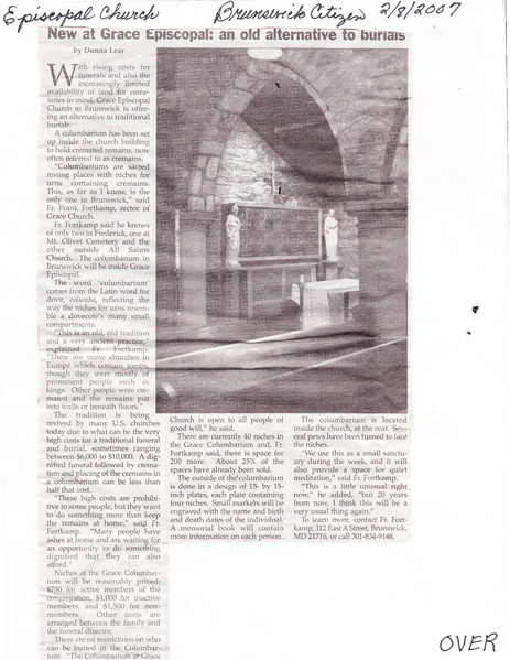 File:Grace Episcopal, Alternatives to Burial from The Brunswick Citizen, February 8, 2007.pdf
