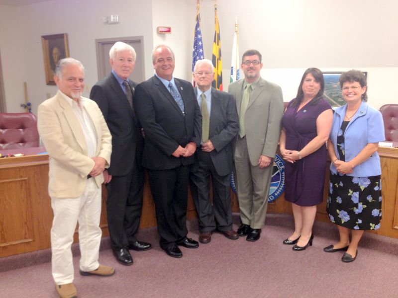 File:Brunswick City Council Members 2015 (l-r) Ellis Burruss, Walt Stull, Jeff Snoots, Carroll Jones, Harry Lashley, Angel White and Mayor Karin Tome.jpg
