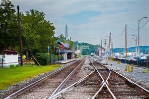 Tracks looking eastward towards Railroad Park.jpg
