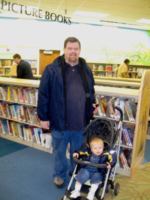 Phil Graves at Brunswick Library. Photo by Jerry Knight.JPG