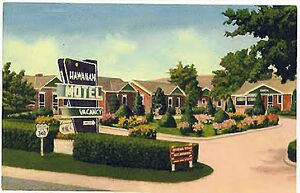 Hawaiian Motel in its heyday - Post Card.jpg