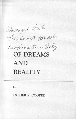 Of Dreams And Reality by Esther R. Cooper.pdf
