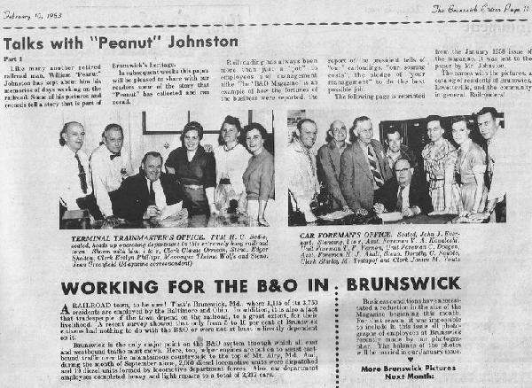 File:B&O in Brunswick by Peanut Johnston from The Brunswick Citizen, Vol 10, No 6, February 10, 1983.pdf