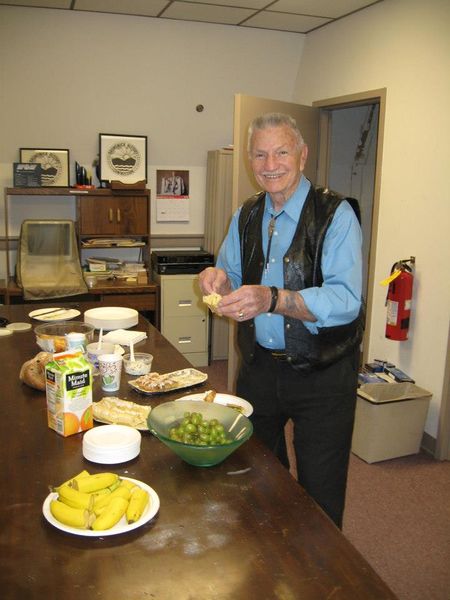 File:Business Breakfast 2013 Bill Sims of Antiques N Ole Stuff enjoys the breakfast buffet., March 28, 2013.jpg
