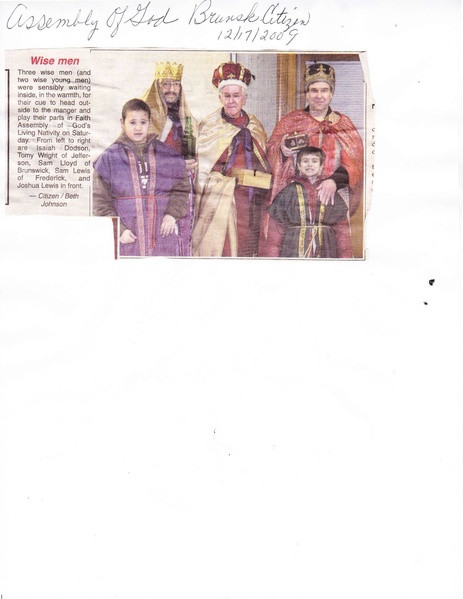 File:Faith Assembly of God from The Brunswick Citizen, December 17, 2009- Wise men.pdf