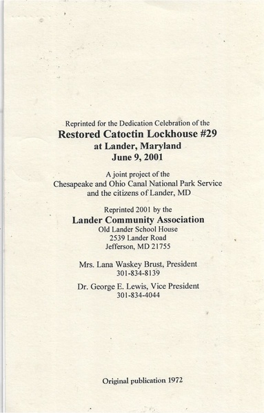 File:C&O Canal Memories by Lavenia Waskey.pdf