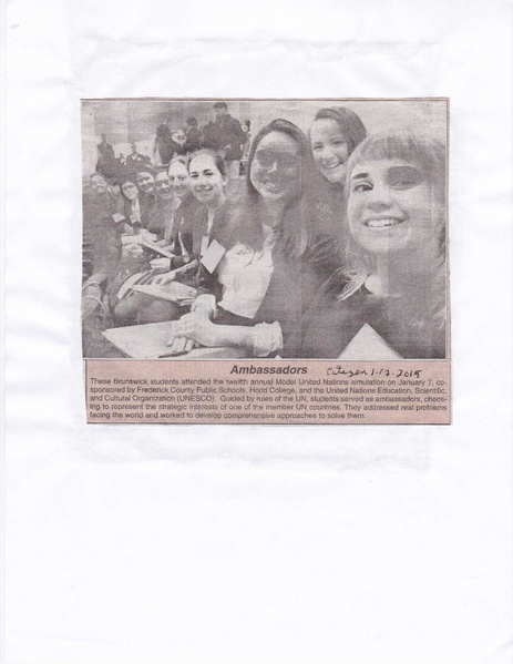 File:Students 2015 UNESCO Ambassadors from The Brunswick Citizen, January 12, 2015.pdf
