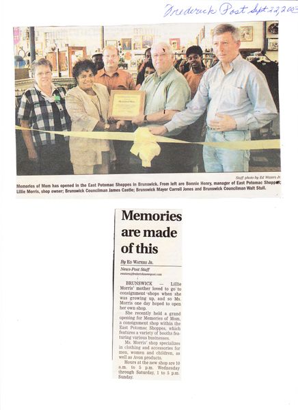 File:East Potomac Shoppes, Memories of Mom from the Frederick News Post, Septembr 22, 2003.jpg