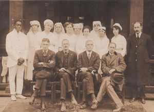 B&O hospital next to the YMCA Circa 1900.jpg