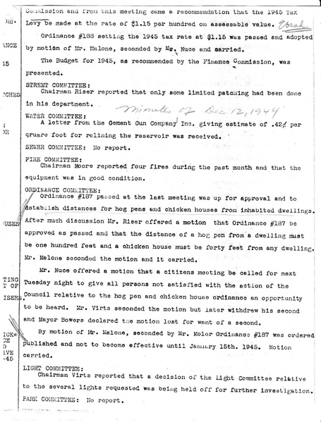 File:Miscellaneous City Business, 1944 Minutes of Meeting.pdf