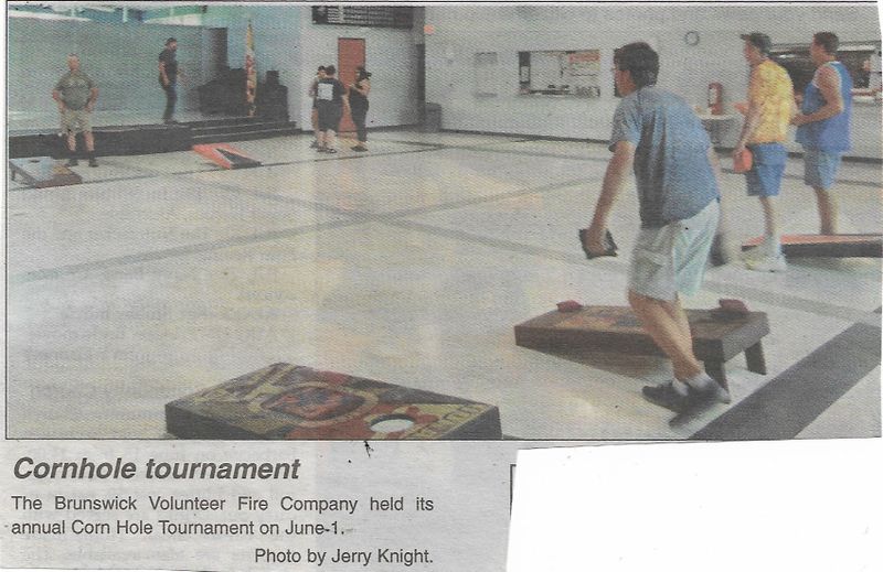 File:Fire Department 2019 Corn Hole Tournment from The Brunswick Citizen, Vol 46, No 23, June 13, 2019.jpg