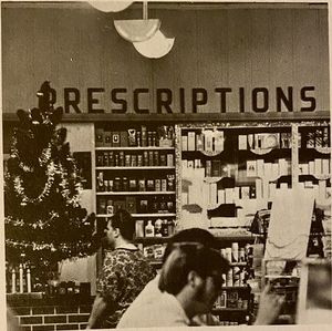 Bob Moler's Prescription Arts Pharmacy in the 1970s.jpg