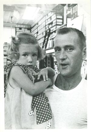 Howard Frye with his daughter Sandy inside Kaplon's..jpg
