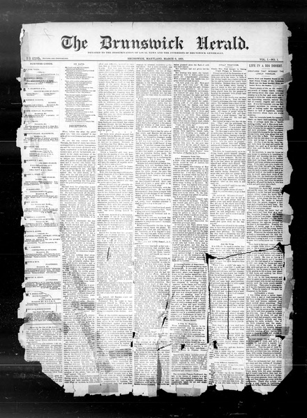 File:The Brunswick Herald Vol. 1 No. 1, March 6, 1891.pdf
