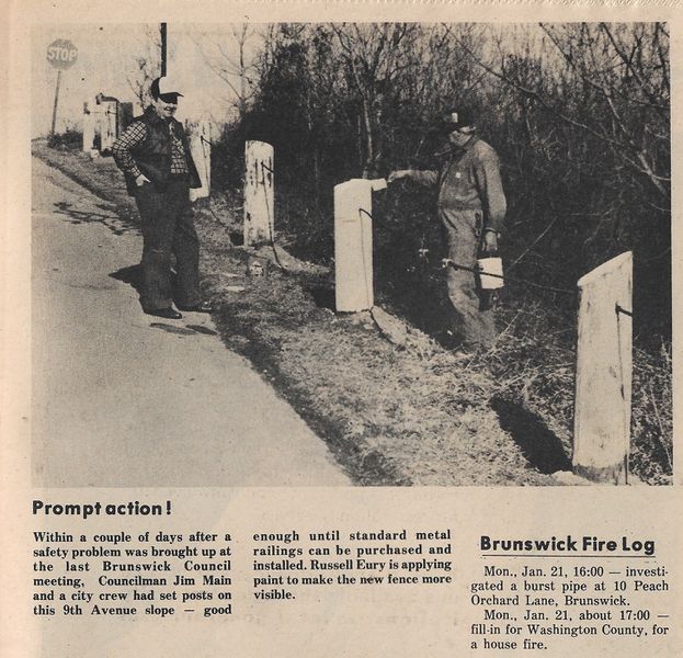 File:Councilman Jim Main and Russell Eury Fix Problem from The Brunswick Citizen, Vol 12, No 4, January 24, 1985.jpg