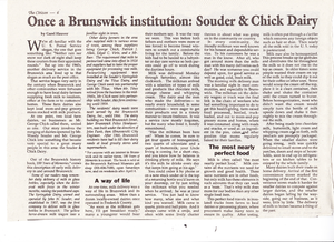 Souder and Chick Dairy 1940 from The Brunswick Citizen.png