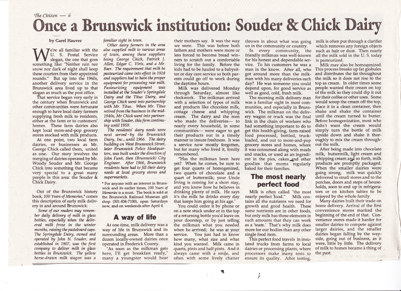 File:Souder and Chick Dairy 1940 from The Brunswick Citizen.png