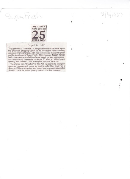 File:What You Did 25 Years Ago August 6, 1987 from The Brunswick Citizen, August 2, 2012.pdf