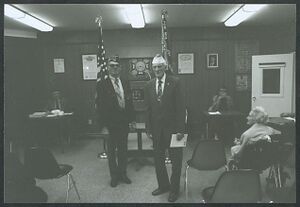 American Legion 1997 Post Commander Bill Schwin and Sherman Lowry.jpg