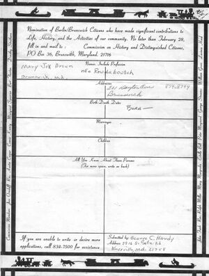 Mary Jo Brown, Distinguished Citizen 1985 (3).jpg