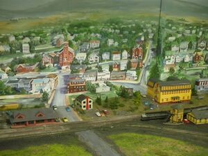 Train set at the Brunswick Railroad Museum--East End.jpg