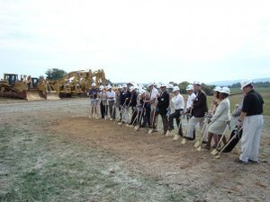 Groundbreaking of Brunswick Crossing, September 20, 2007.jpg