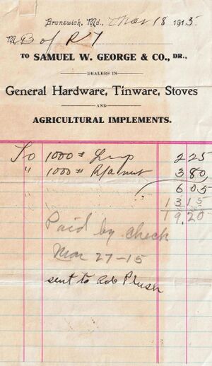 Samuel W. George General Hardware, March 27, 2015.jpg