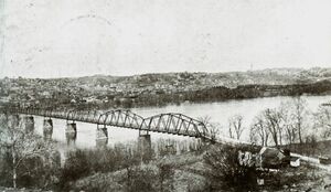 Potomac River Bridge Looking towards the east end of Brunswick.jpg