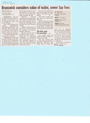 City- Water- 2013- Water Sewer tap fees.png