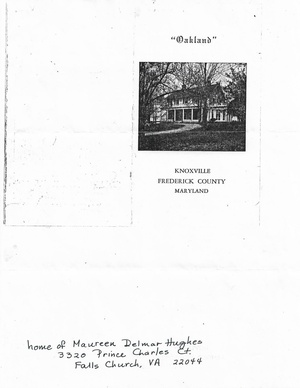 Oakland, Knoxville, Frederick County, Maryland.pdf
