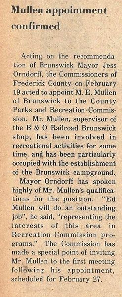 File:County Parks & Recreations Committee, M. E. Mullen, The Brunswick Citizen, Vol I, No 7, February 27, 1974.jpg