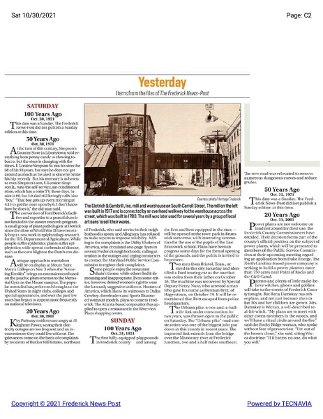 File:East Brunswick School opened first playground in Frederick County in 1921, The Frederick News-Post historical reprint, October 31, 1921.pdf