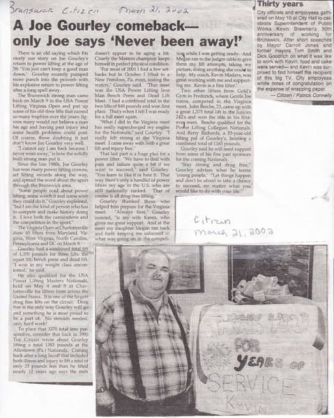 File:Joe Gourley power lifter from The Brunswick Citizen, March 21, 2002.pdf