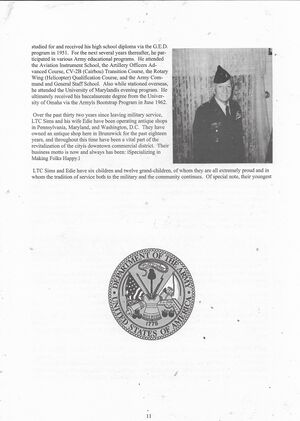 Veterans Day Parade 2005 Marshal LtCol Billy G. Sims (2).jpg