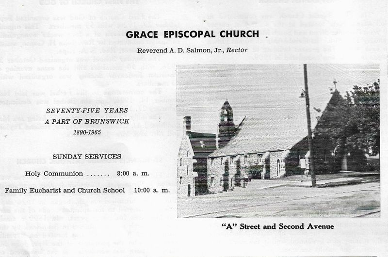 File:Gace Episcopal Church from ad in the Diamond Jubilee Historical Booklet 1965.jpg