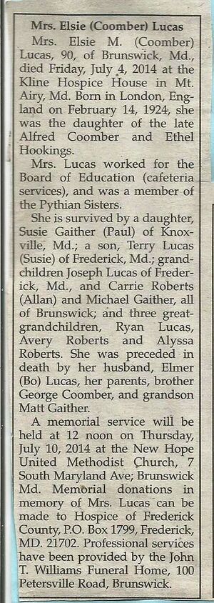 Elsie M. (Coomber) Lucas Obituary July 4, 2014.jpg