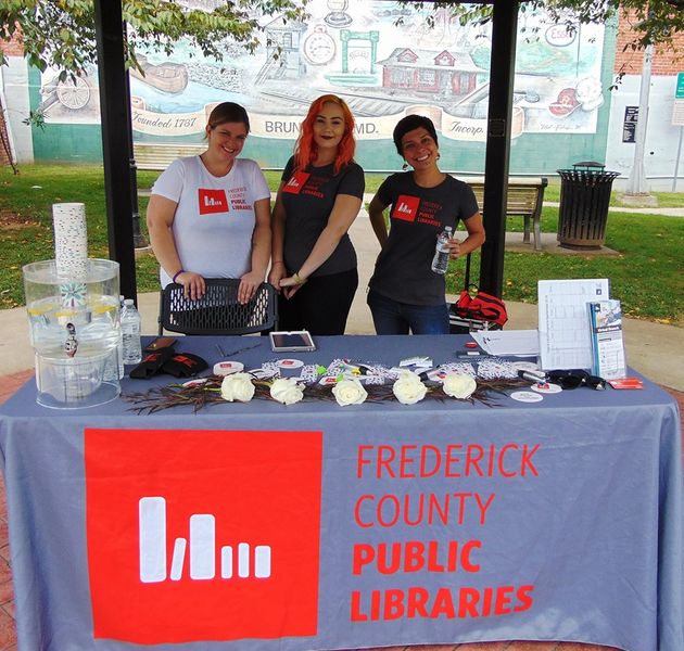 File:Main Street Wine & Chocolate Walk 2019 Suzanne Terry, Kelley Keimig and Jenny Diaz, September 7, 2019.jpg