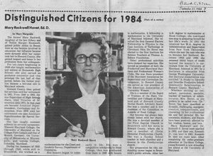 Mary Rockwell Hovet, Distinguished Citizen 1984 (3).jpg