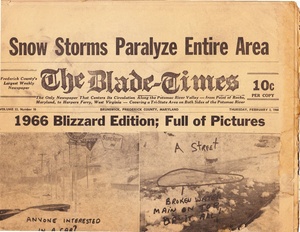 Blizzard of 1955 from The Blade-Times, February 1, 1955.pdf