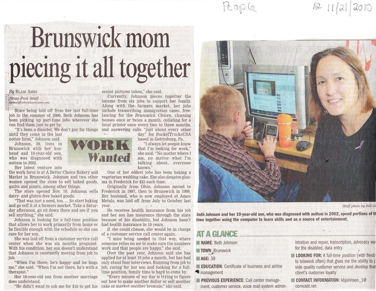 File:Beth Johnnson from The Frederick News Post, April 21, 2010.pdf