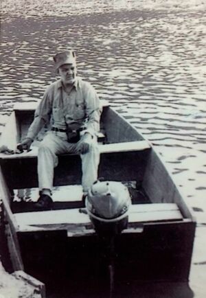 Potomac River - Paul Burton Forest in his motorboat.jpg