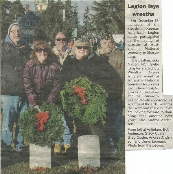 File:American Legion 2018 Lays Wreaths from The Brunswick Citizen, Vol 45, No 1, January 4, 2018.jpg