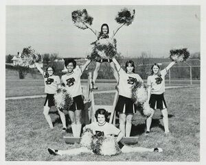 Cheerleaders - 1971 squad in the Fall.jpg