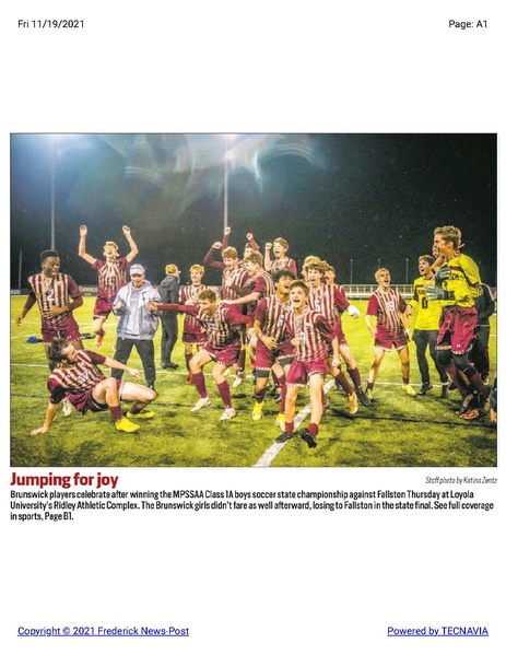 File:Soccer Brunswick boys celebrate after winning 2021 state championship.pdf